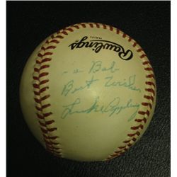 Luke Appling Signed Baseball JSA
