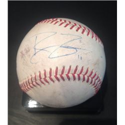 Ryan Zimmerman Single Signed Game Used Baseball JSA