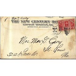 JSA 1914 Max Carey Signed Envelope
