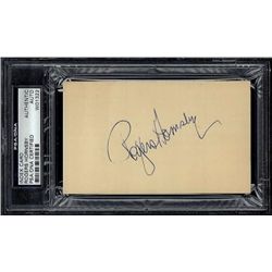 Rogers Hornsby Signed 3x5 Index Card Certified by