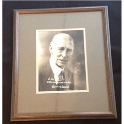 Signed Photograph of Connie Mack MGA Certification