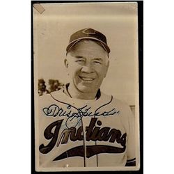 Tris Speaker Signed Photograph Post Card Certified by