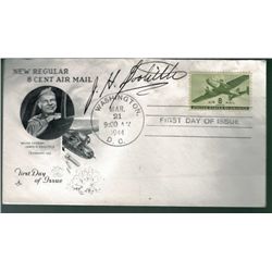 J.H. Doolittle Signed Envelope Certified by AAU