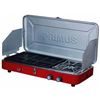 Image 1 : Profile Dual, 1-Burner with Grill, Silver/Red