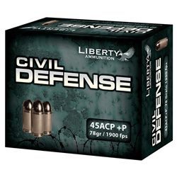 Liberty Ammo LA-CD-45-013 Civil Defense 45ACP Fragmenting Round - 500 Rounds - UPC # 696859105609