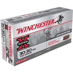 Winchester Ammo X30301 Super X 30-30 Win Hollow Point 150 GR 200 Rounds Case UPC # 20892200715