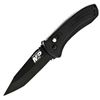 Image 1 : M&P Automatic, Black Aluminum Handle, Black Blade, Plain - UPC Code: 028634705177