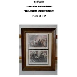 Postal Set,  Surrender of Cornwallis , Declaration of Independence 