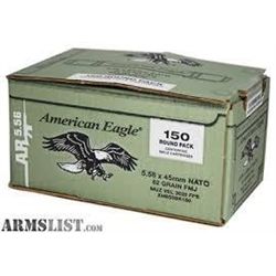 Federal XM855BK150 M855 5.56 NATO 62GR FMJ 600 Rounds-   UPC # 029465065164