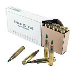 Winchester Q3269 USA 5.56 NATO FMJ Green Tip 62GR FMJ - 1000 Rounds - UPC # 020892213371
