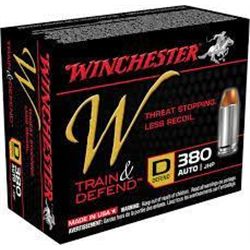 Winchester Defend 380 ACP JHP 95GR 200 Rounds  UPC # 020892220454