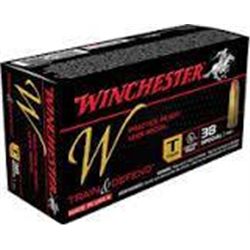 Winchester  Train 38 Special FMJ 130GR 500 Rounds- UPC # 020892220515