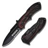 Image 1 : S&W Black Ops 3 w/ Red handle ComboEdge Drop Point - UPC Code: 028634704033