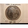 Image 1 : 1884-O Morgan Dollar