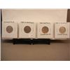 Image 1 : 4 Buffalo Nickels 1918, 1923-S, 1934, 1937-S,