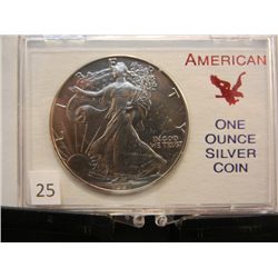 1991 American Silver Eagle .999 Fine Silver One Troy Oz