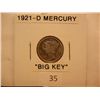 Image 1 : 1921-D Mercury Dime Key Date