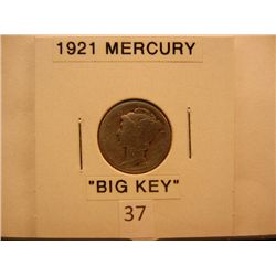 1921 Mercury Dime Key Date