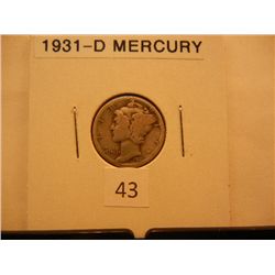1931-D Mercury Dime