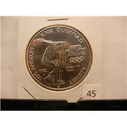 1983-D Los Angels Olympic Dollar