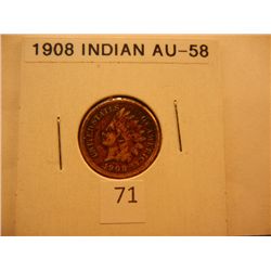 1908 Indian Head Cent Key Date