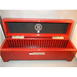 Bradford Exchange US Silver Dollar Wooden Coin Case