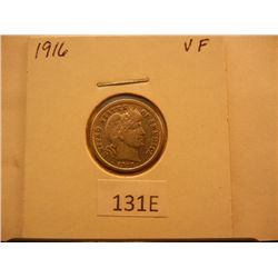 1916 Barber Dime