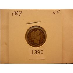 1907 Barber Dime