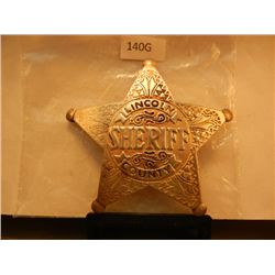 Lincoln County Sheriff Badge