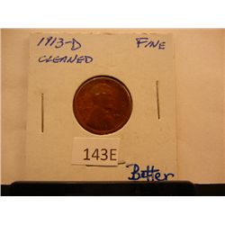 1913-D Lincoln Wheat Cent