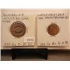 Image 1 : 2-Transit Tokens Elmira NY & Seattle Worlds Fair