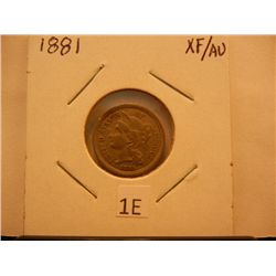1881 Nickel Three Cent Piece