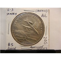 Sentry 1991 Desert Storm Series Five Dollar Coin Hutt River Province New Queen Island Mint