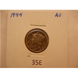 1944 Mercury Dime BU