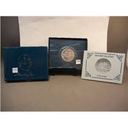 1982 Unc. George Washington 250 Anniversary 90% Silver