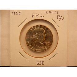 1960 Franklin Half Dollar FBL