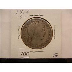 1906-O Barber Half Dollar