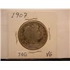 Image 1 : 1907 Barber Half Dollar