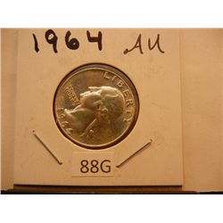 1964 Washington Quarter AU