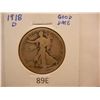 Image 1 : 1918-D Walking Liberty Half Dollar