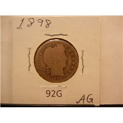 1898 Barber Quarter