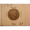 Image 1 : 1907 Barber Quarter