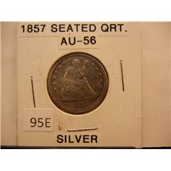 1857 Seated Liberty Quarter