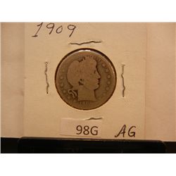 1909 Barber Quarter