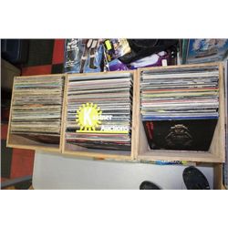 3 CASES OF LP RECORDS, DJ QUALITY AND DANCE