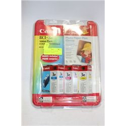 NEW CANNON BCI-3E PRINTER CARTRIDGES - TRIPAK