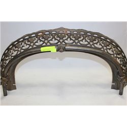DECORATIVE METAL FIREPLACE FRONT GUARD