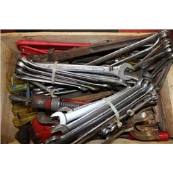 BOX OF WRENCHES
