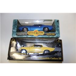 DIE CAST MUSCLE CARS X 2