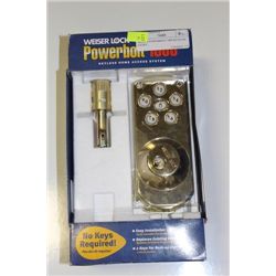 WEISER POWERBOLT 1000 KEYLESS ENTRY